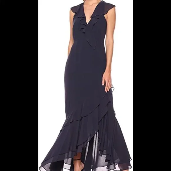C/MEO COLLECTIVE Navy Be About You Gown Size S - Picture 5 of 14